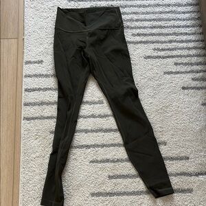 lululemon athletica Dark Green Leggings